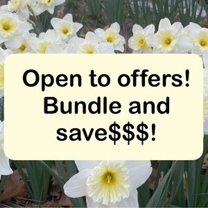 Bundle and save 30%! Open to reasonable offers!